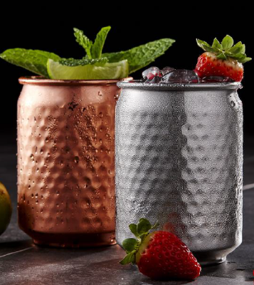 Picture of Hammered Tumbler 2pc Copper  400ml