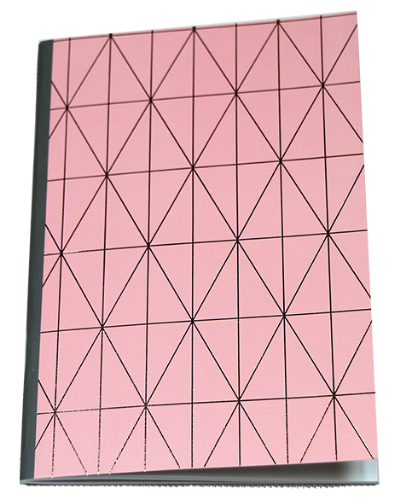 Picture of CHARMIES NOTEBOOK PINK GEO - 2 PACK 