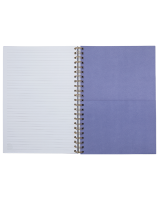 Picture of CHARMIES A4 NAVY 5 SUBJECT NOTEBOOK WILD & FREE - PACK OF 2