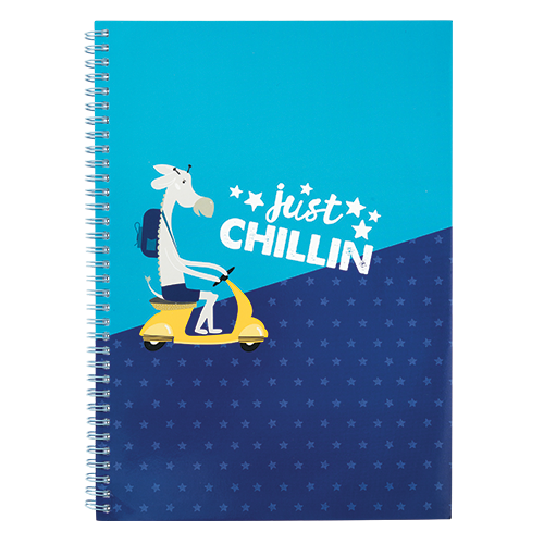 Picture of CHARMIES A4 NOTEBOOK JUST CHILLIN - PACK OF 2