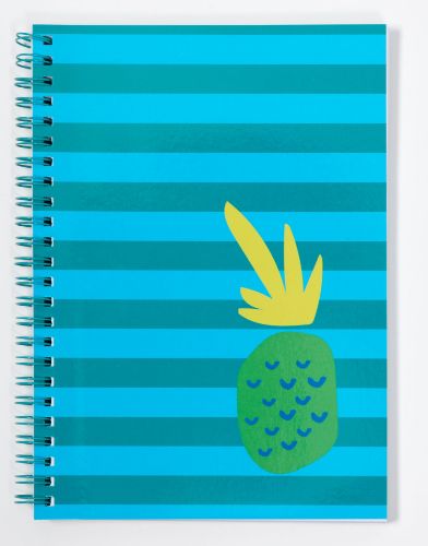 Picture of CHARMIES  A5 NOTEBOOK PINEAPPLE  - PACK OF 2