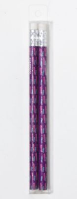 Picture of CHARMIES HB JUMBO PENCILS PURPLE - PACK OF 6