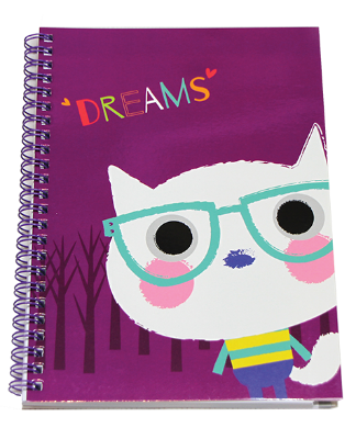 Picture of CHARMIES A5 5 SUBJECT NOTEBOOK DREAMS - PACK OF 2