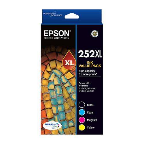 Picture of Epson 252XL 4 Ink Value Pack