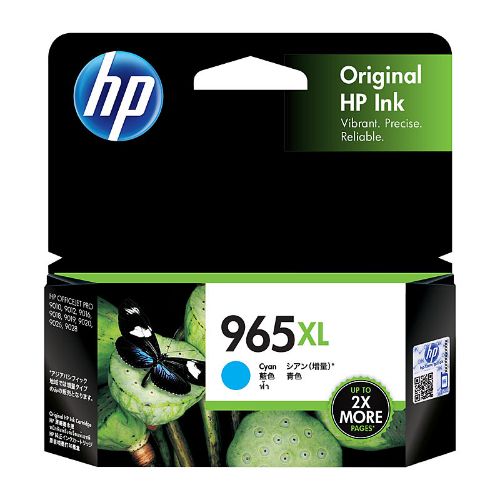 Picture of HP #965XL Cyan Ink 3JA81AA