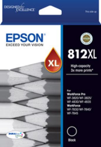 Picture of Epson 812XL Black Ink Cart