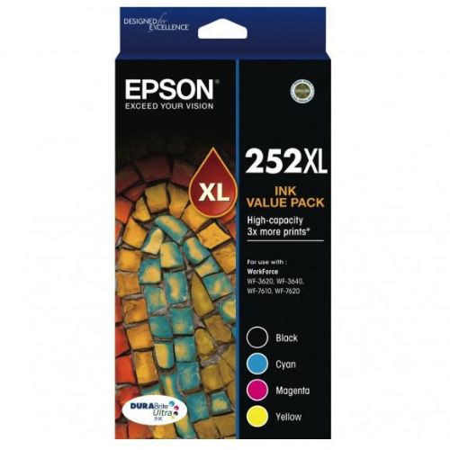 Picture of Epson 252XL 4 Ink Value Pack