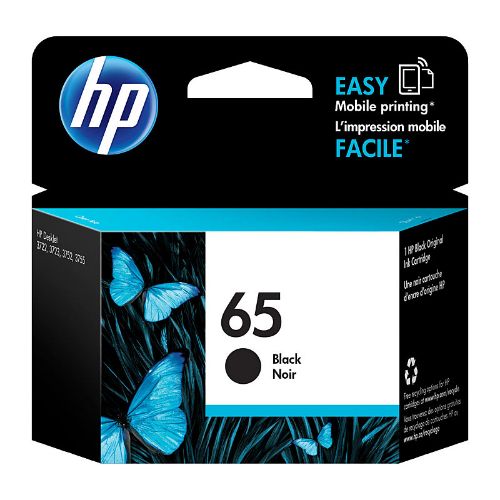 Picture of HP #65 Black Ink N9K02AA