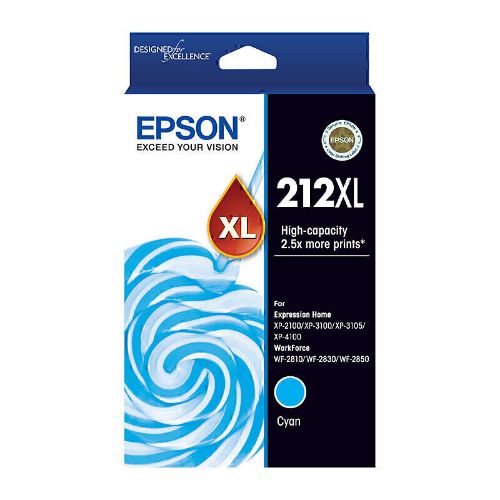 Picture of Epson 212XL Cyan Ink Cart