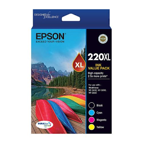 Picture of Epson 220XL 4 Ink Value Pack