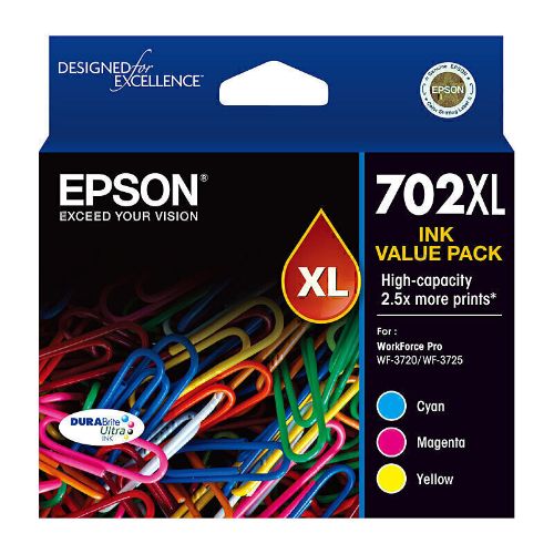 Picture of Epson 702XL 4 Ink Value Pack