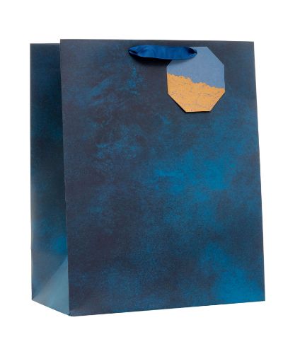 Picture of Large Gift Bag Blue Collage