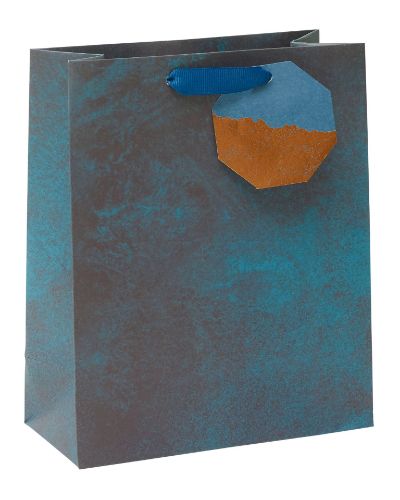 Picture of Medium Gift Bag Blue Collage