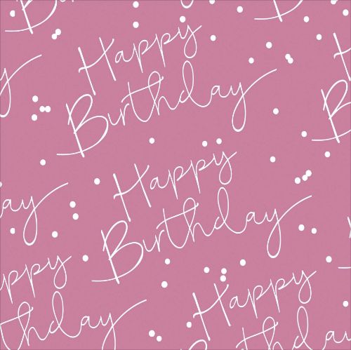 Picture of Roll Wrap Pink Birthday