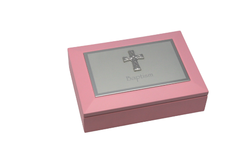 Picture of Baptism Memory Box Pink