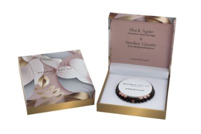 Picture of Elegance Bracelet Black Agate Smokey Quartz