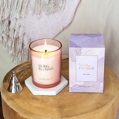 Picture of Elegance Candle Violet Patchouli 300g