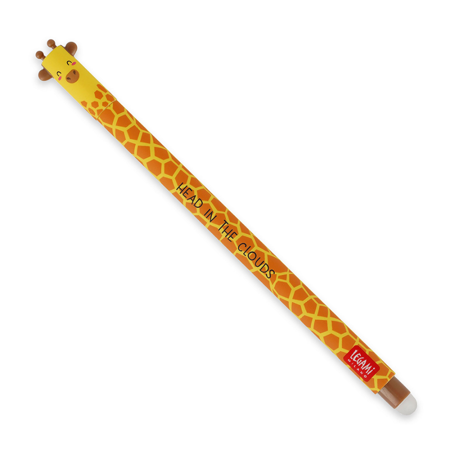 Picture of Legami Erasable Pen Giraffe Black
