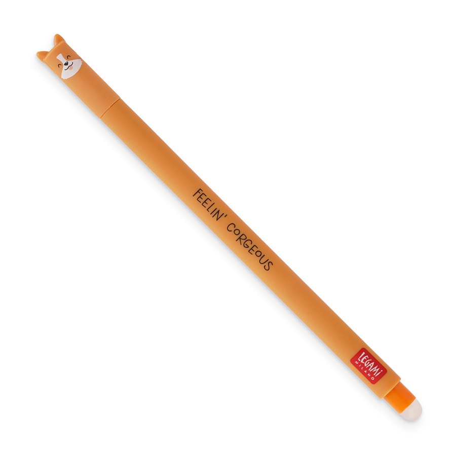 Picture of Legami Erasable Gel Pen Corgi Black