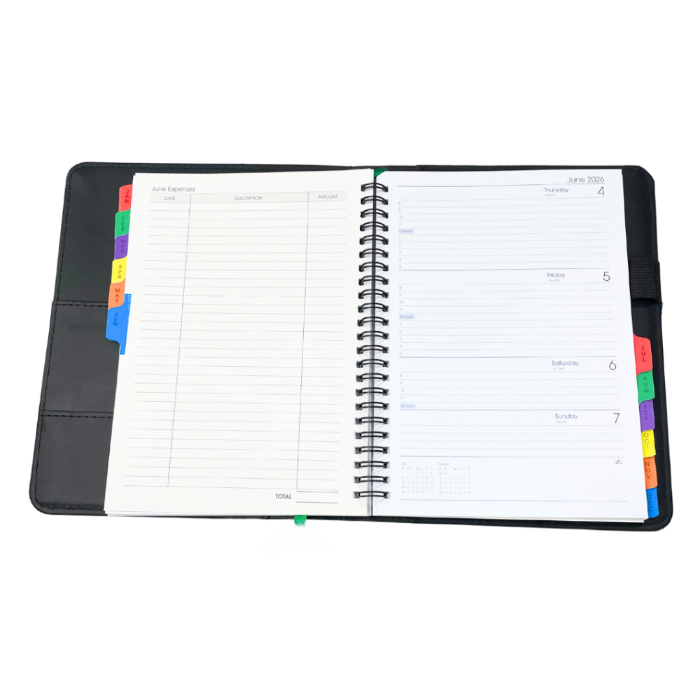 Picture of TLC Diary A5 Wiro WTV Pistachio 2026
