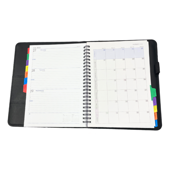 Picture of TLC Diary A5 Wiro WTV Black 2026