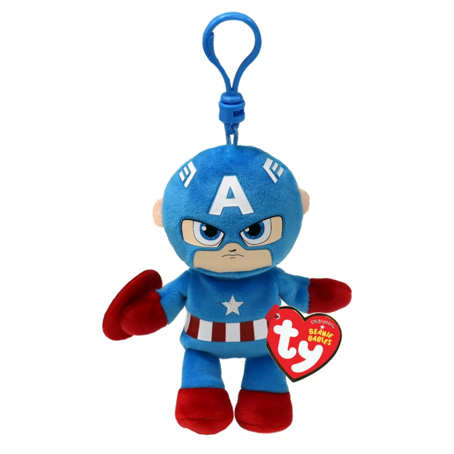 Picture of Ty Beanie Babies - Marvel Captain America Clip