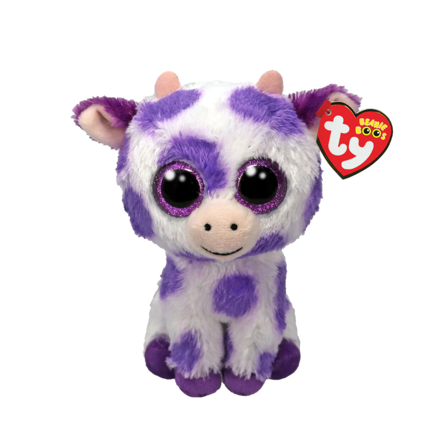 Picture of Ty Beanie Boos - Ethel the Purple Spotted Cow