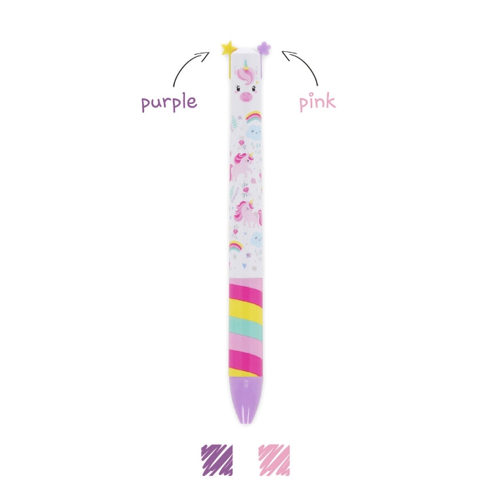 Picture of Legami Unicorn Two-Colour Ballpoint Pen