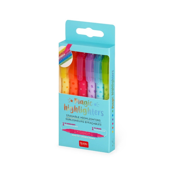 Picture of Legami Set Of 6 Erasable Highlighters