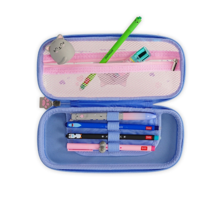 Picture of Legami Kitty Rigid Transparent Pencil Case