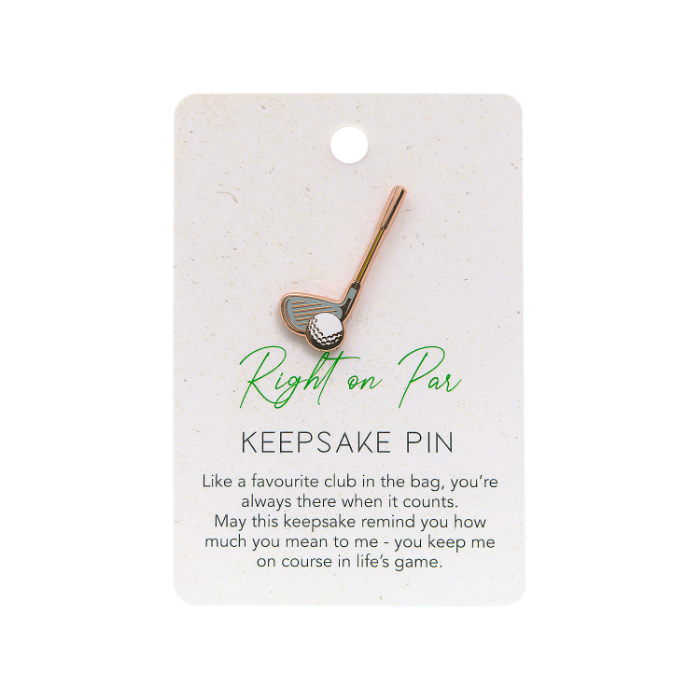 Picture of Champions Of Life Right On Par Keepsake Pin