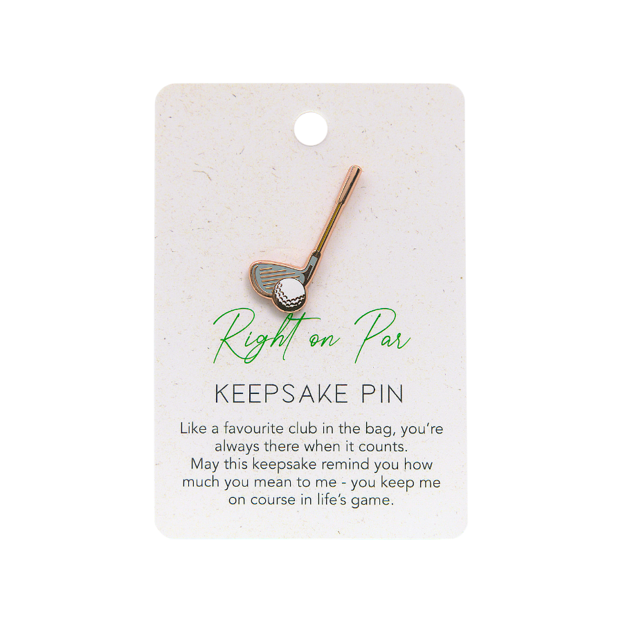 Picture of Champions Of Life Right On Par Keepsake Pin