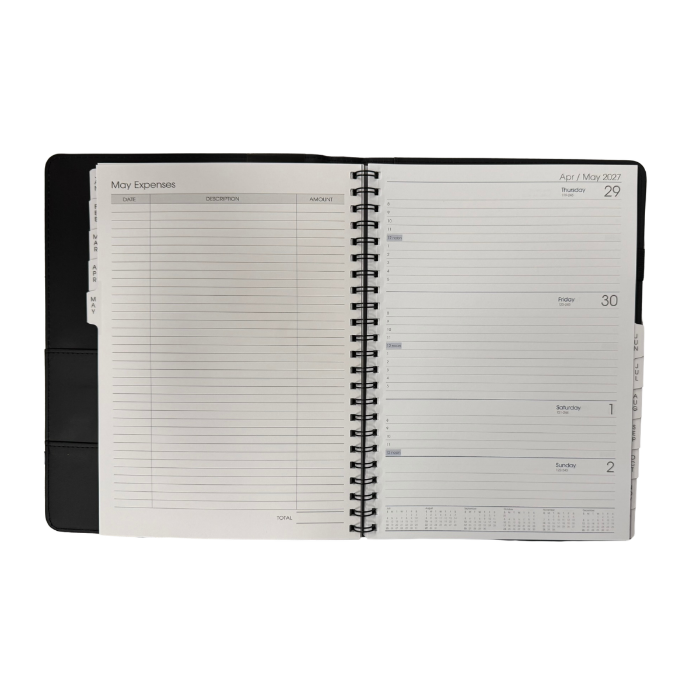 Picture of TLC Diary A4 Wiro WTV Purple 2027