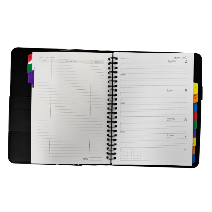 Picture of TLC Diary A5 Wiro WTV Purple 2027