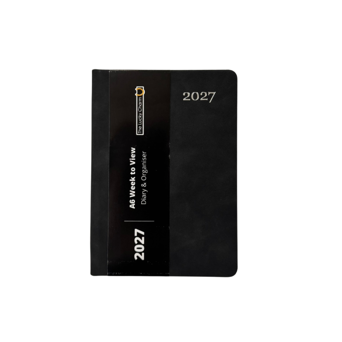 Picture of TLC Diary A6 PU WTV Black 2027