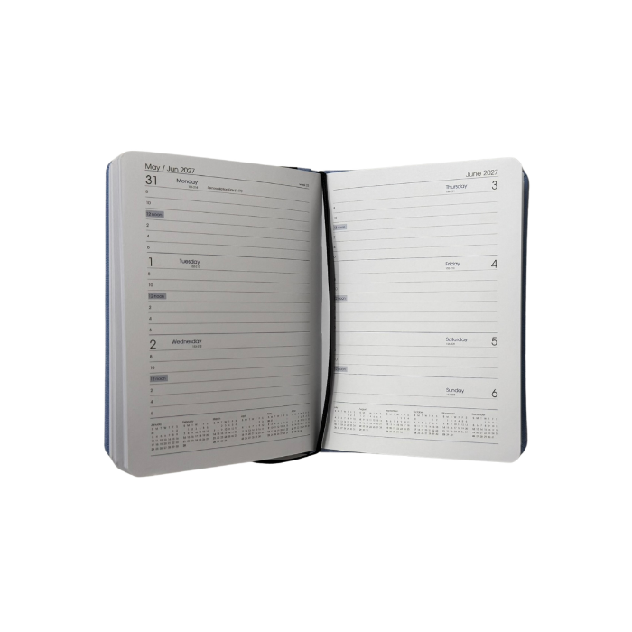 Picture of TLC Diary A6 PU WTV Morandi Blue 2027