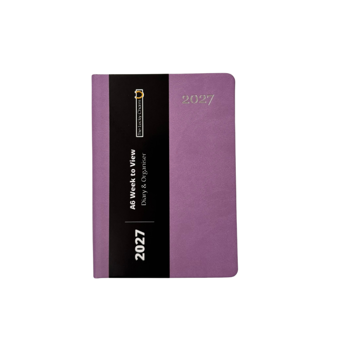 Picture of TLC Diary A6 PU WTV Purple 2027