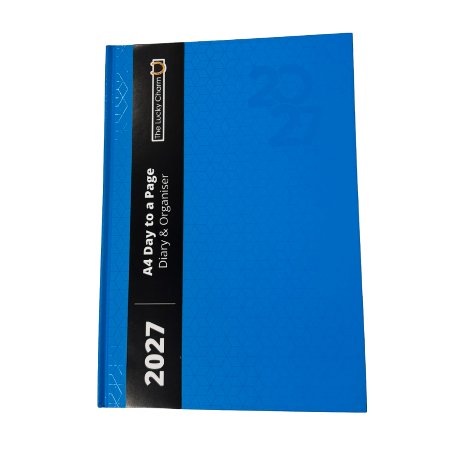 Picture of TLC Diary A4 DTP Spot Blue 2027