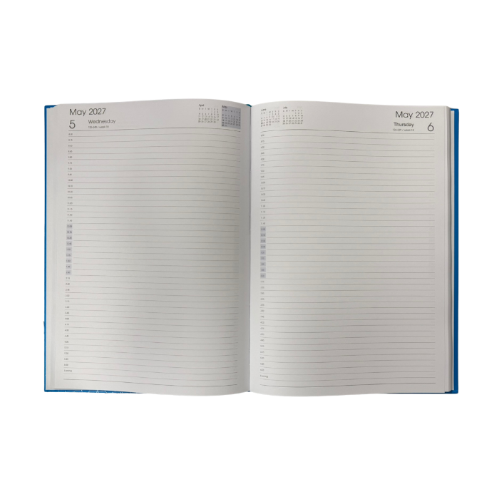 Picture of TLC Diary A4 DTP Spot Blue 2027