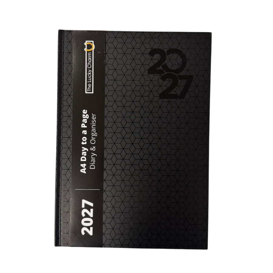 Picture of TLC Diary A4 DTP Spot Black 2027