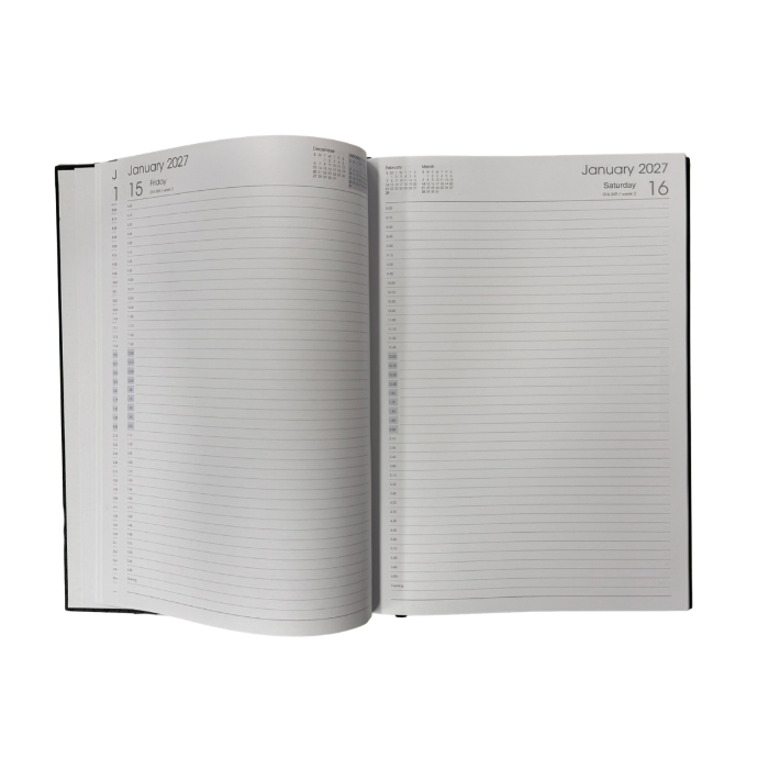 Picture of TLC Diary A4 DTP Spot Black 2027