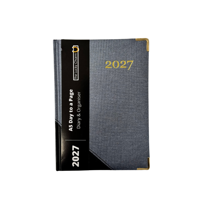Picture of TLC Diary A5 DTP Silver 2027