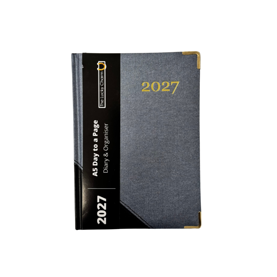 Picture of TLC Diary A5 DTP Silver 2027