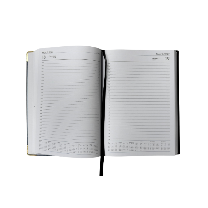 Picture of TLC Diary A5 DTP Silver 2027