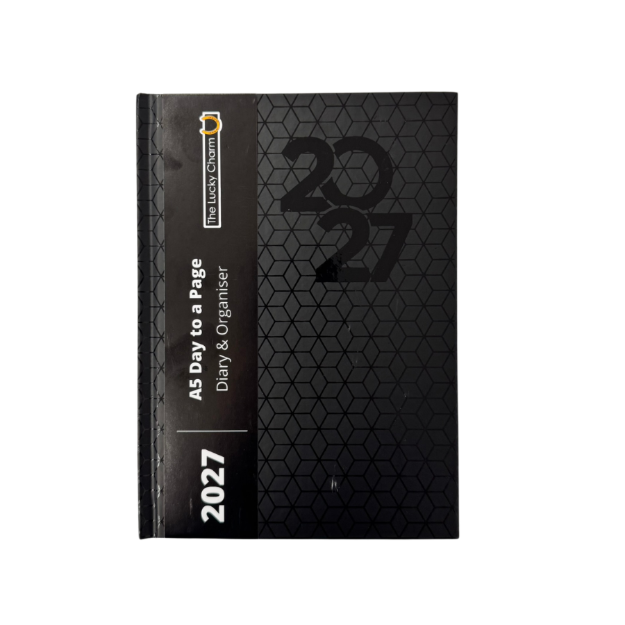 Picture of TLC Diary A5 DTP Spot Black 2027